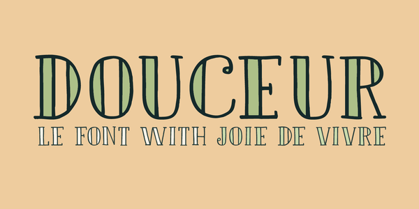 DK Douceur font